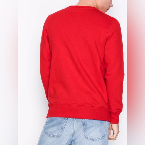 WHYRED Red MURRY STRUCTURE Sweatshirt - Picture 2 of 4